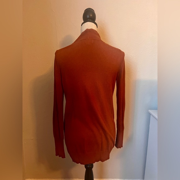 Mossimo Cardigan Rust Orange Size Small - Picture 4 of 9